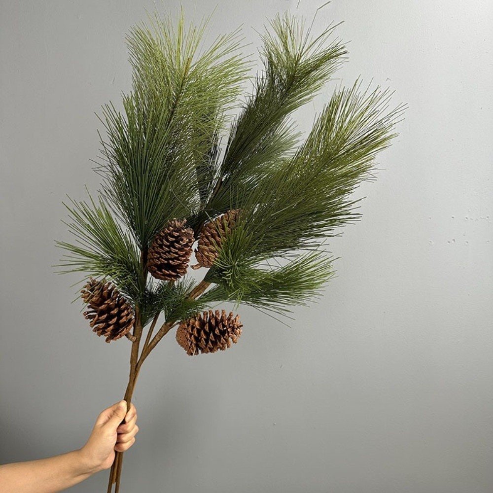 Christmas Tree Artificial - Ranting Pinus Buatan Realistis dengan Buah