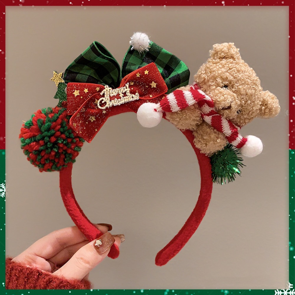 Reindeer Antlers Headband - Hiasan Natal, Headband Natal, Headband Santa,