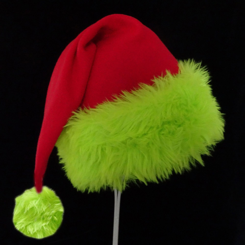 Santa Hat Plush - 1 Buah, Topi Santa Klaus Topi