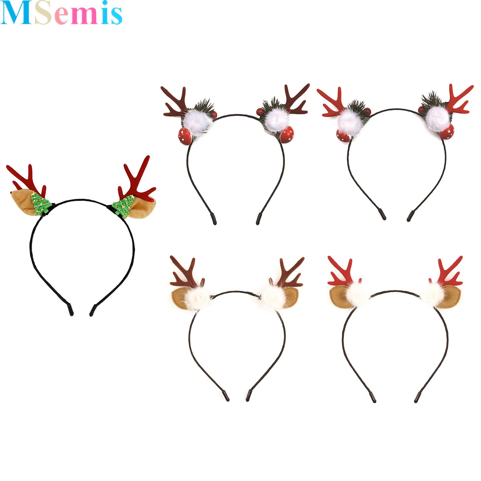 Reindeer Antlers Headband - Ikat Kepala Tanduk Rusa untuk Pesta