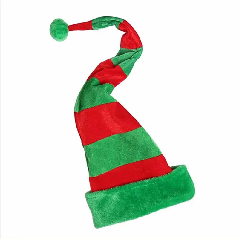 Santa Hat Plush - Topi Natal Topi Santa Mewah Ornamen
