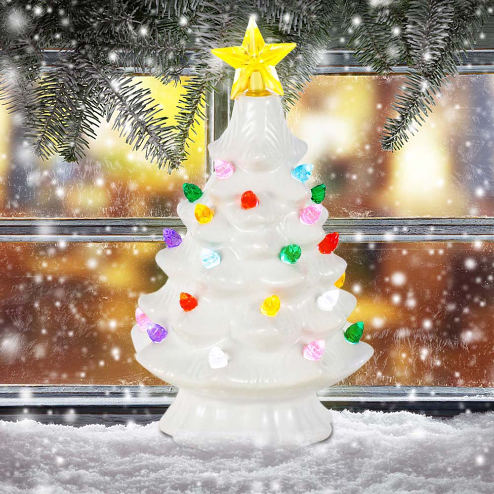 Star Tree Topper - Dekorasi pohon Natal desa keramik 7