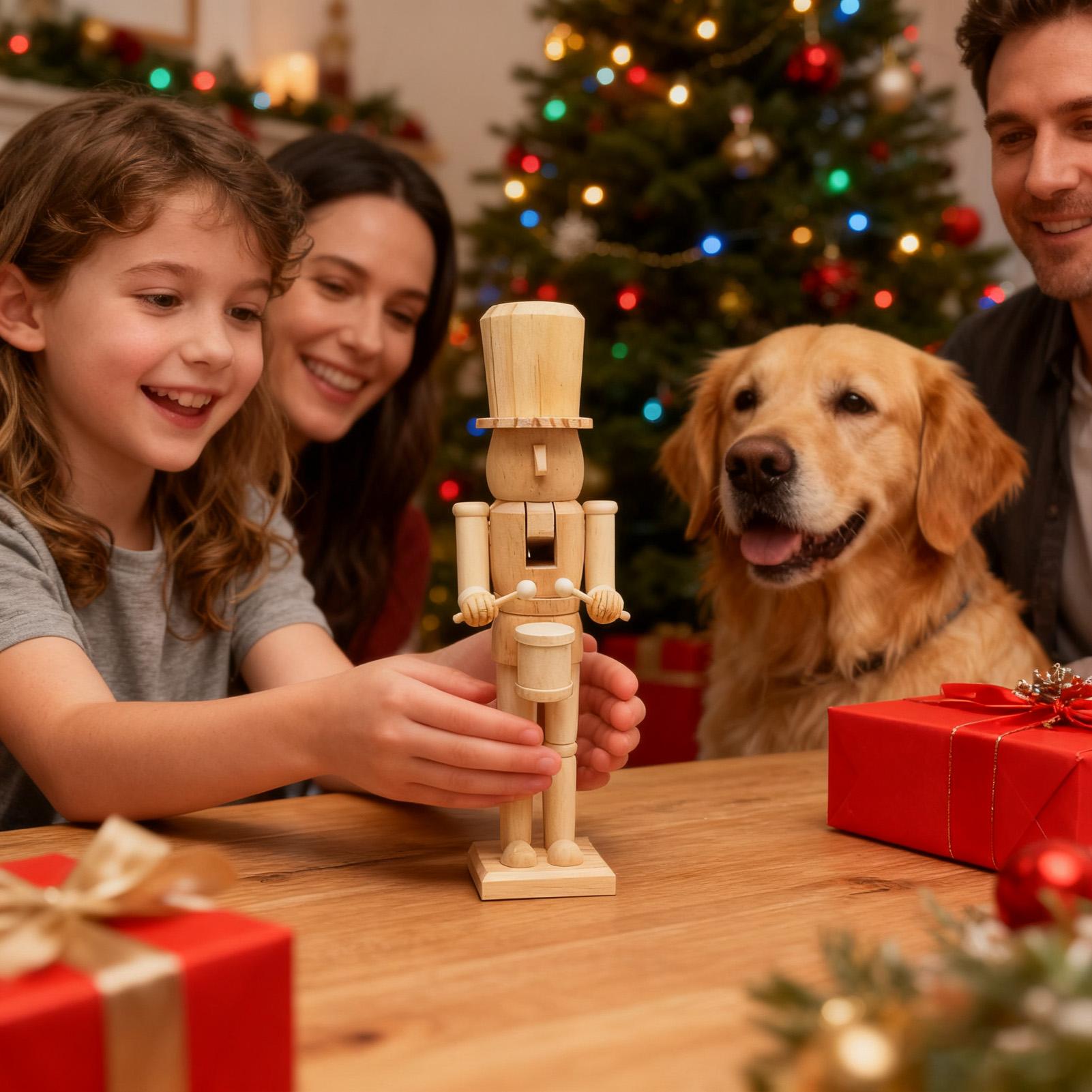 Nutcracker Figurine - Figur Nutcracker 38cm Patung Kayu Natal