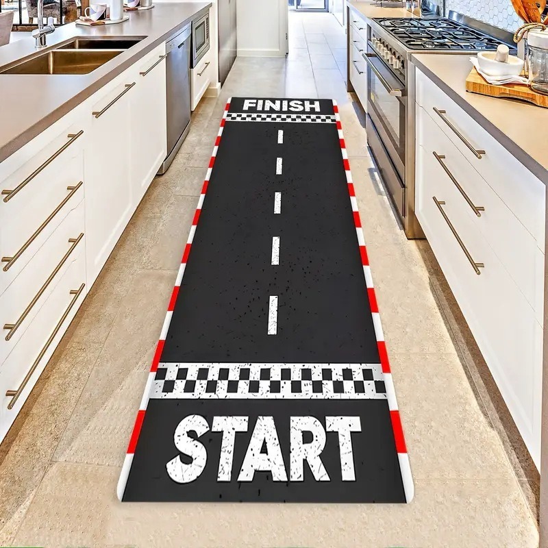 Christmas Table Runner - Dekorasi Pesta Balap Mobil, Taplak Meja