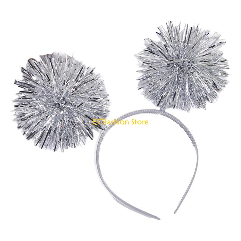 Tinsel Garland Decoration - Y5GC Ikat Kepala Bentuk Bola Memantul