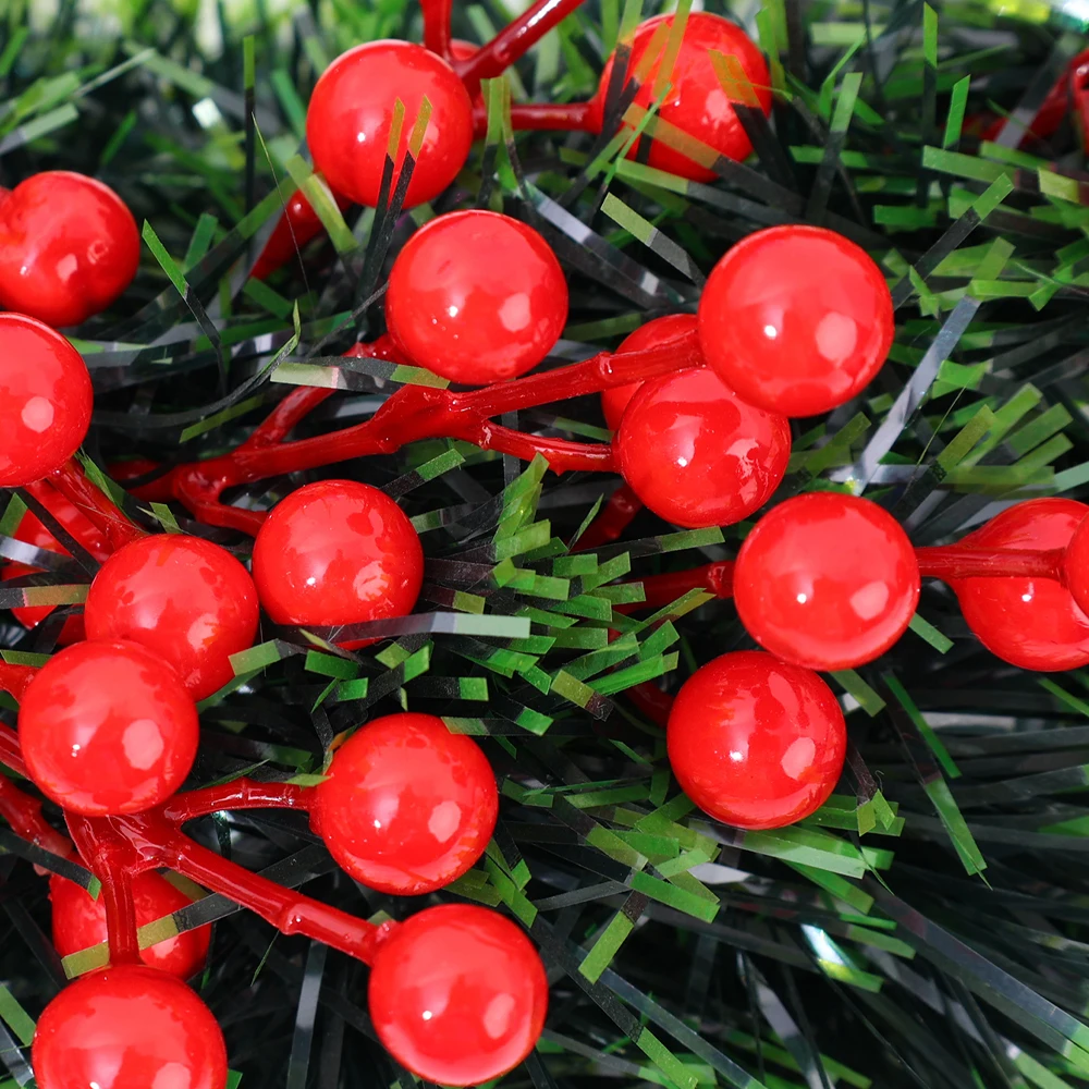 5/100x Cabang Buah Berry Merah - Christmas Wreath Fake ulasan dan harga
