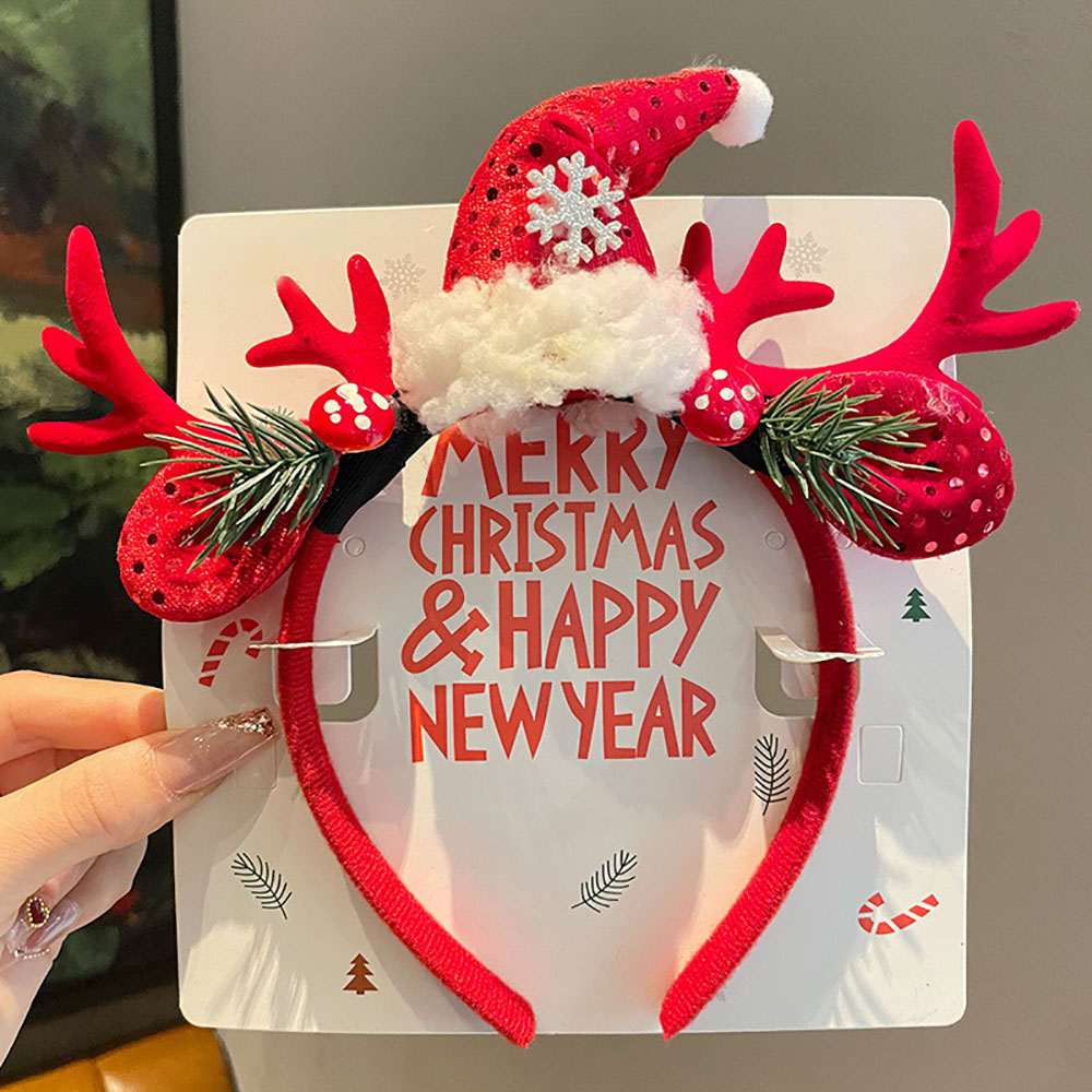 Aksesoris Rambut Lucu Ramah Li - Reindeer Antlers Headband ulasan dan harga
