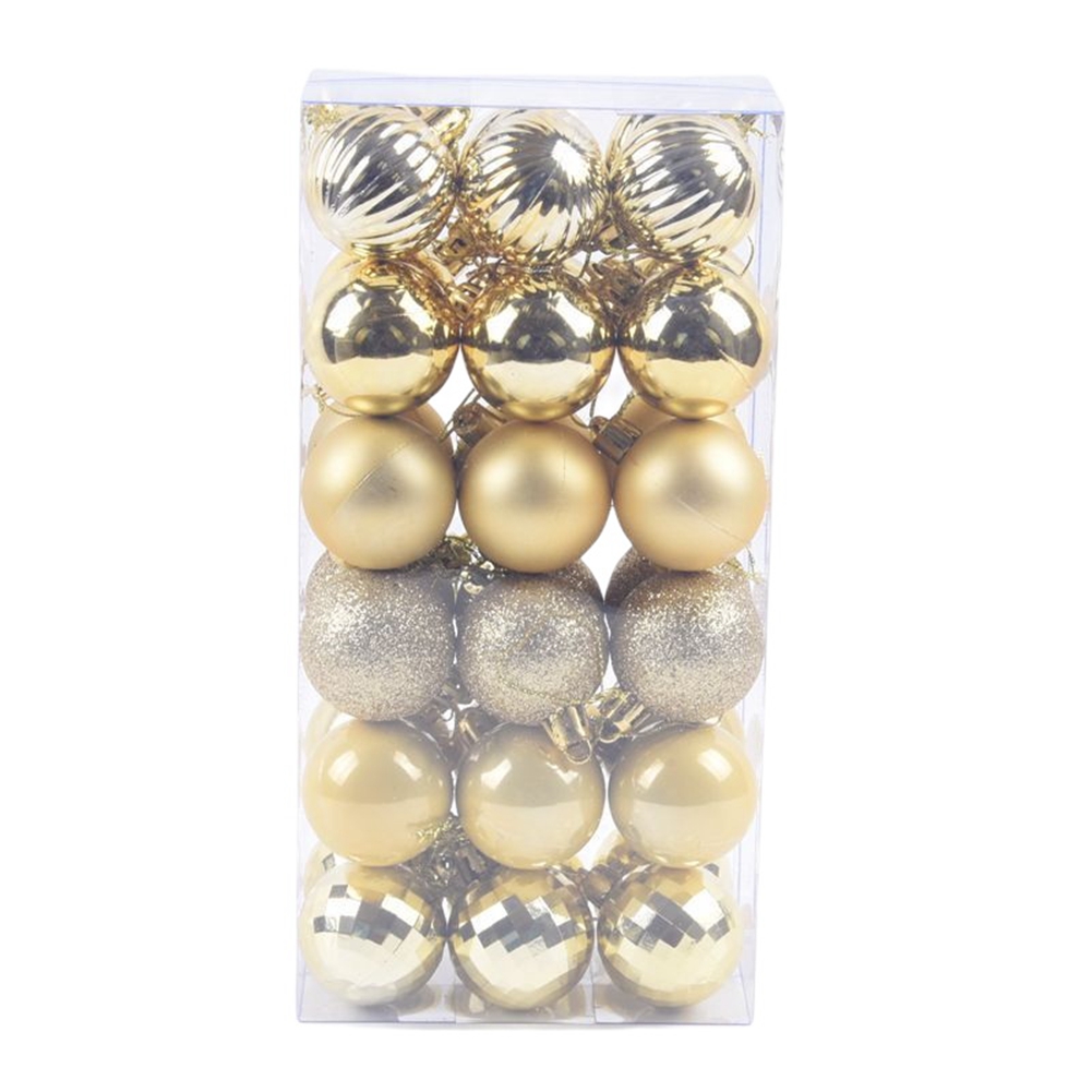 Ornamen Natal anti pecah, Set  - Ornament Ball Set ulasan dan harga