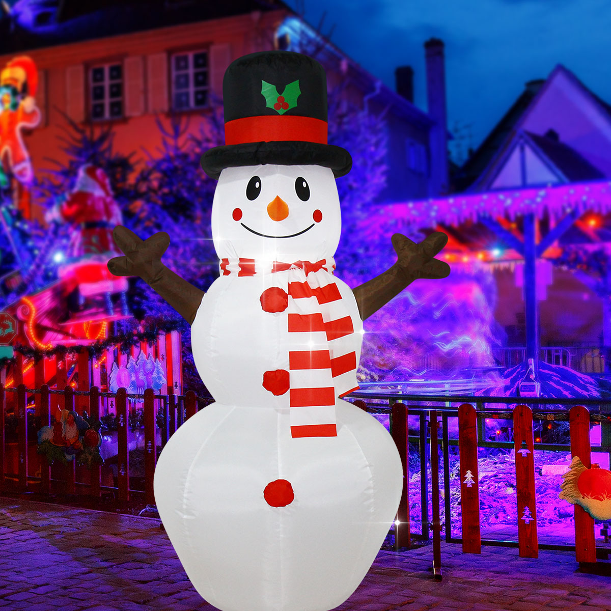 Dekorasi Natal Tiup untuk Luar - Christmas Lights Outdoor ulasan dan harga