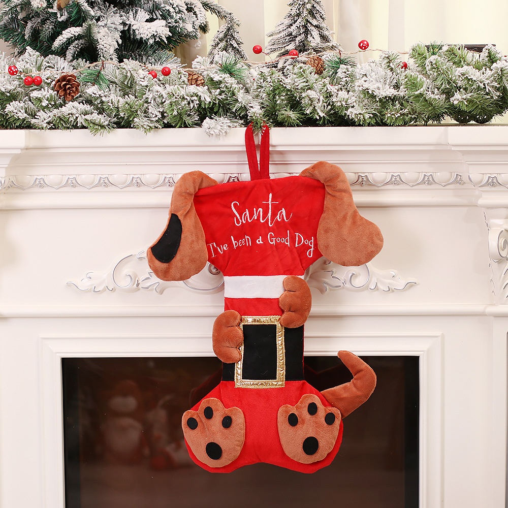 Stoking Natal 3D Bentuk Hewan  - Christmas Stocking Hanging ulasan dan harga