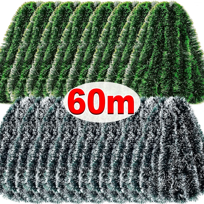 Hiasan gantung pita Natal, per - Tinsel Garland Decoration ulasan dan harga