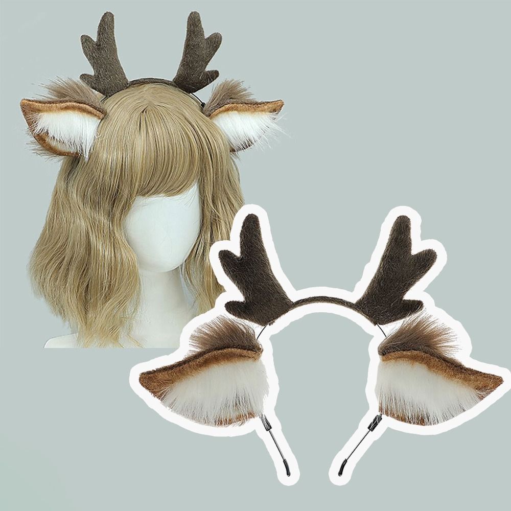 Ikat Kepala Tanduk Rusa Unisek - Reindeer Antlers Headband ulasan dan harga