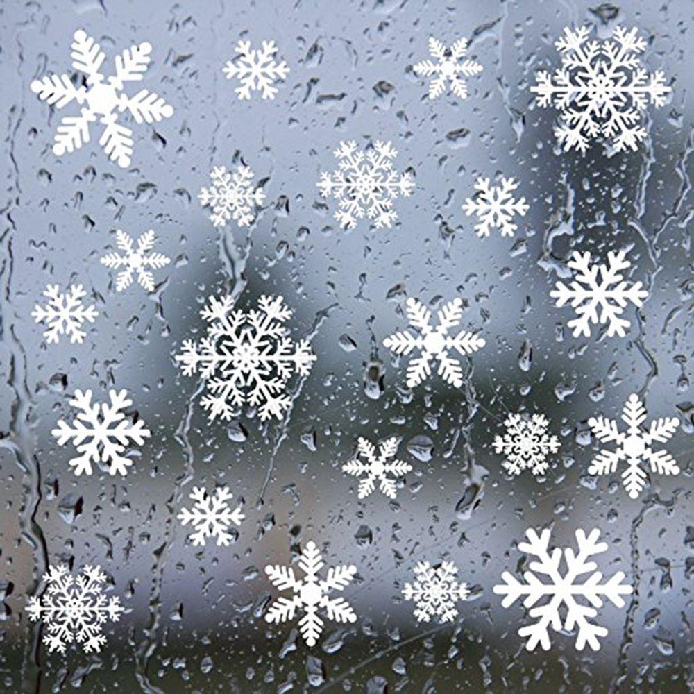 27/38 buah hadiah perlengkapan - Snowflake Window Decal ulasan dan harga