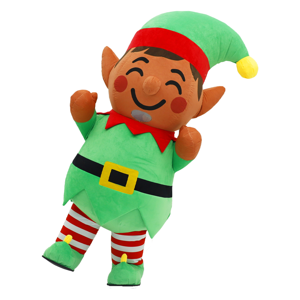 Kostum Maskot Elf Natal Tiup u - Elf Costume Christmas ulasan dan harga
