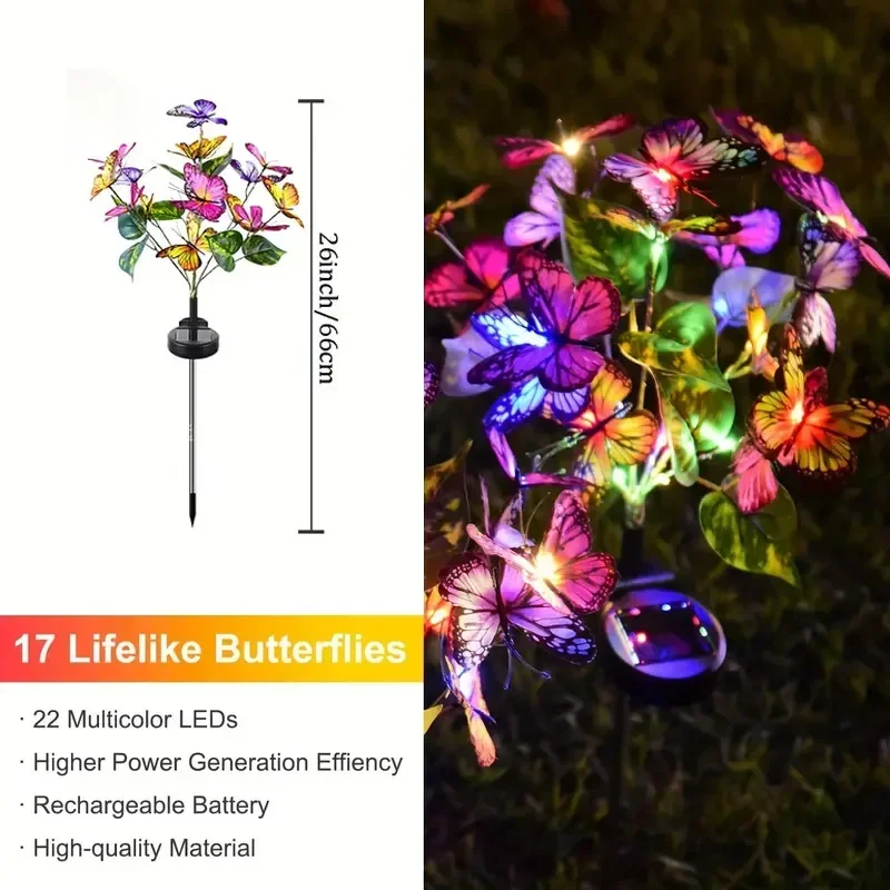 Lampu Taman Kupu-kupu LED Sury - Christmas Lights Outdoor ulasan dan harga