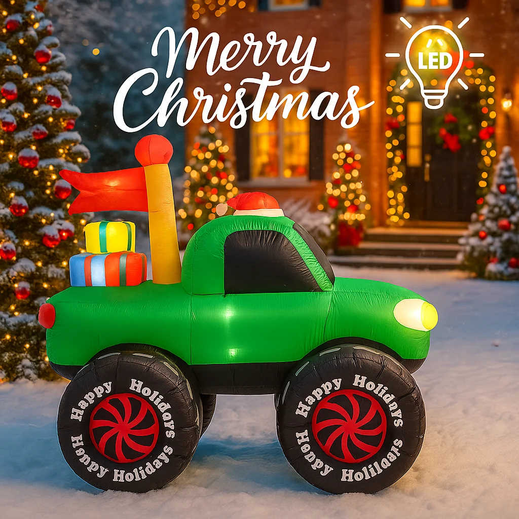 Truk Model Natal Tiup Raksasa  - Christmas Lights Outdoor ulasan dan harga