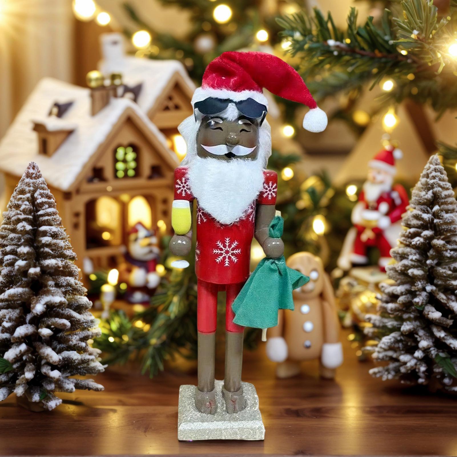 Ornamen Nutcracker Natal Santa - Nutcracker Figurine ulasan dan harga