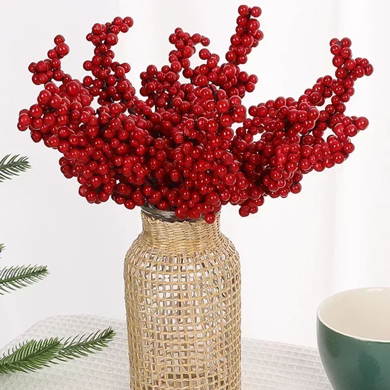 Ranting Buah Berry Merah Buata - Christmas Wreath Fake ulasan dan harga