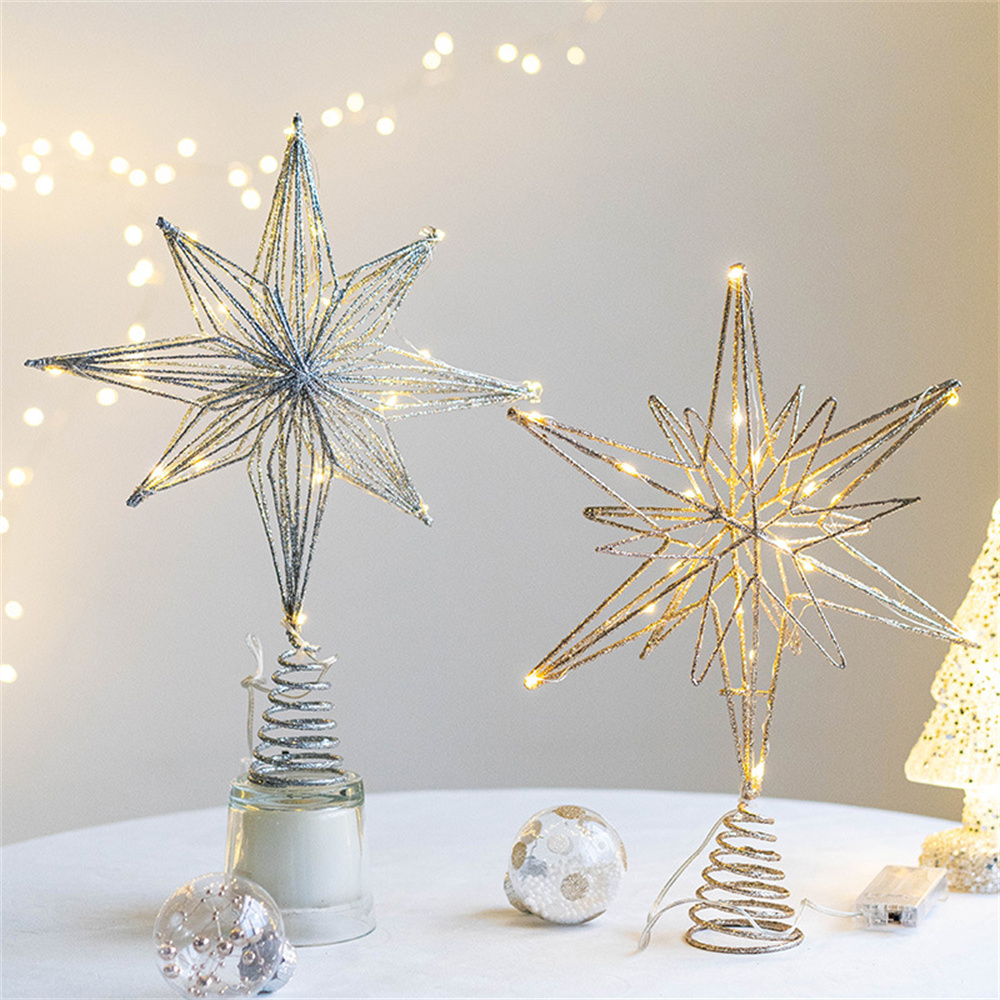 Hiasan pohon Natal bintang den - Star Tree Topper ulasan dan harga