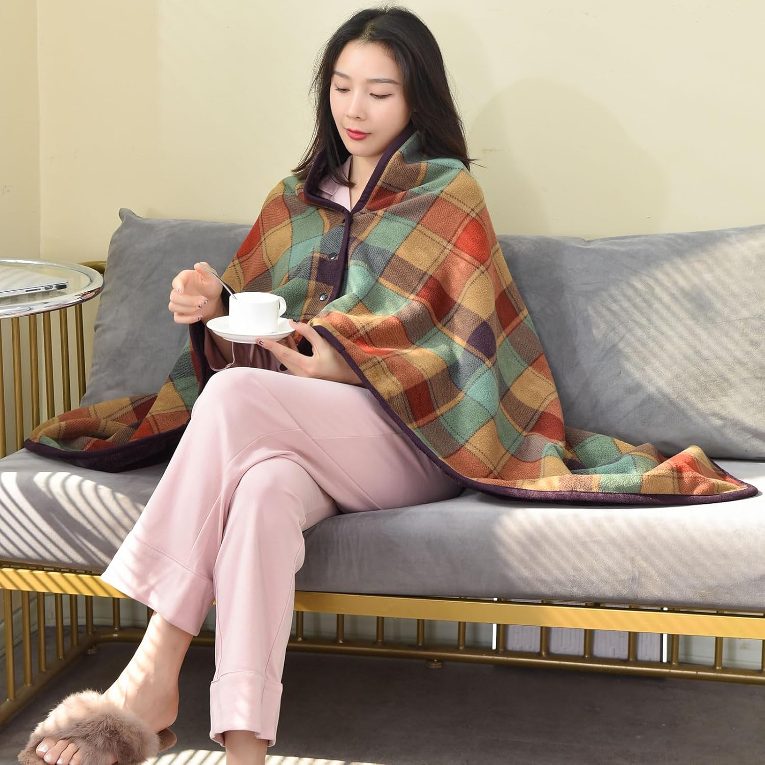 Selimut Lembut Plush Fleece Mo - Christmas Throw Blanket ulasan dan harga
