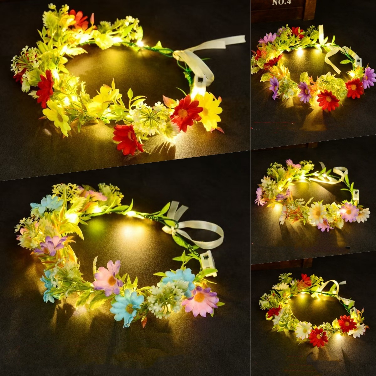Mahkota Bunga LED Bercahaya, H - Led Fairy String Lights ulasan dan harga