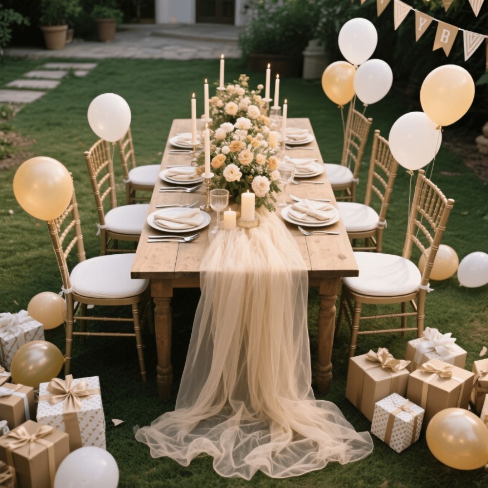 Taplak Meja Transparan untuk P - Christmas Table Runner ulasan dan harga