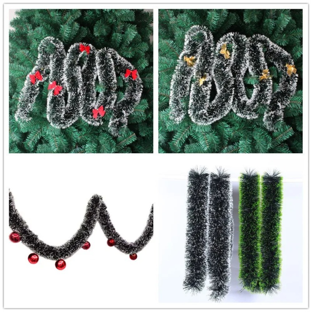 Garland Natal Tinsel Buatan de - Tinsel Garland Decoration ulasan dan harga