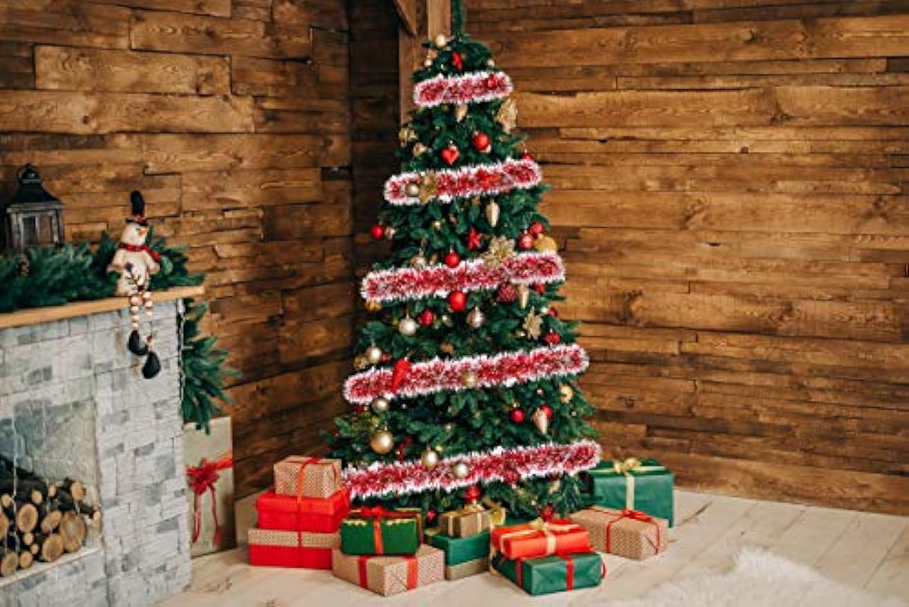 Dekorasi Natal, 2M, pita logam - Tinsel Garland Decoration ulasan dan harga