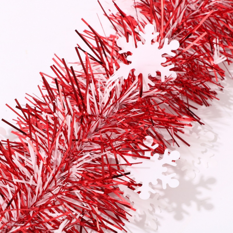1 Buah Hiasan Natal Bentuk Kep - Tinsel Garland Decoration ulasan dan harga
