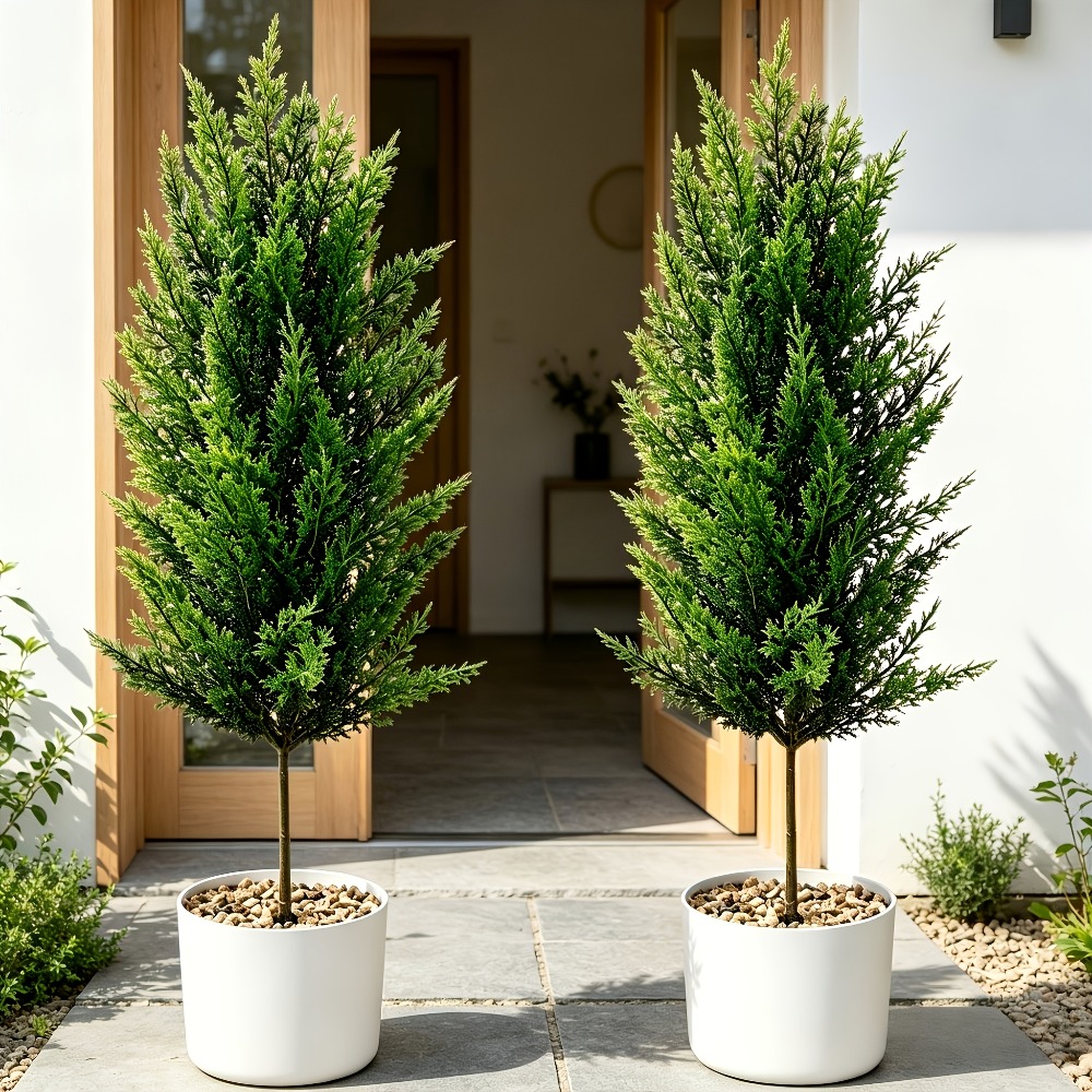 2 Buah Tiang Pohon Pinus Buata - Christmas Tree Artificial ulasan dan harga