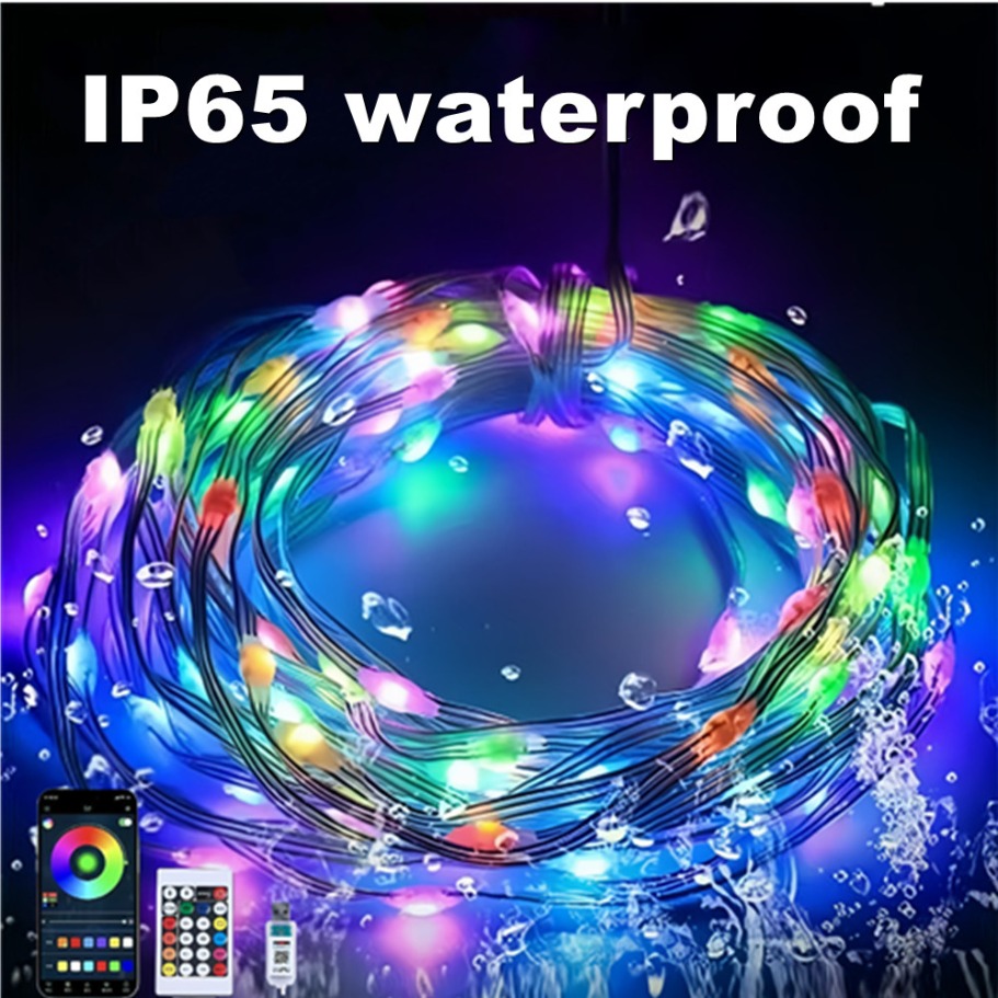 WS2812B Lampu LED Tali Pintar  - Led Fairy String Lights ulasan dan harga