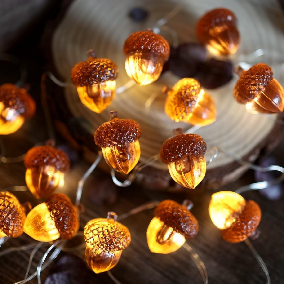 30 LEDs Acorn lampu tali dekor - Led Fairy String Lights ulasan dan harga