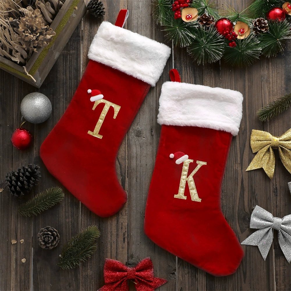 Tas Hadiah Natal Berbentuk Hur - Christmas Stocking Hanging ulasan dan harga