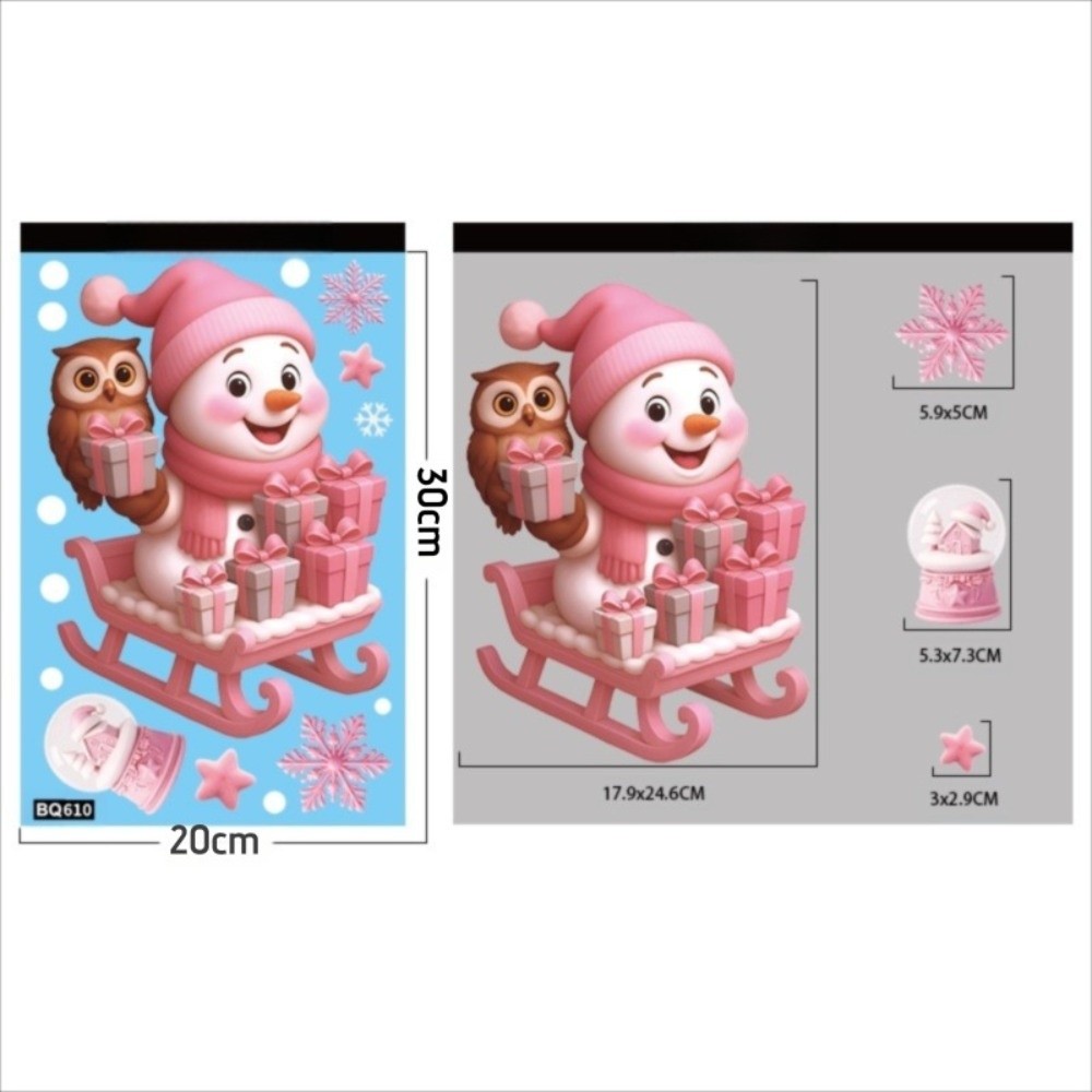 Stiker Jendela PVC yang Dapat  - Snowflake Window Decal ulasan dan harga