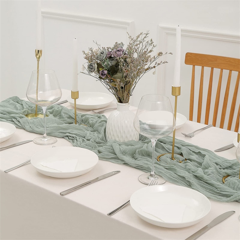 Kasa semi-tipis untuk pesta pe - Christmas Table Runner ulasan dan harga