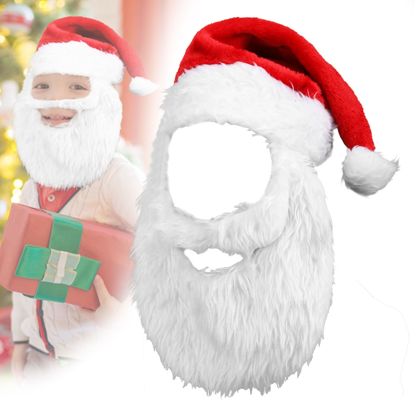 Baru topi Natal mewah bola dew - Santa Hat Plush ulasan dan harga