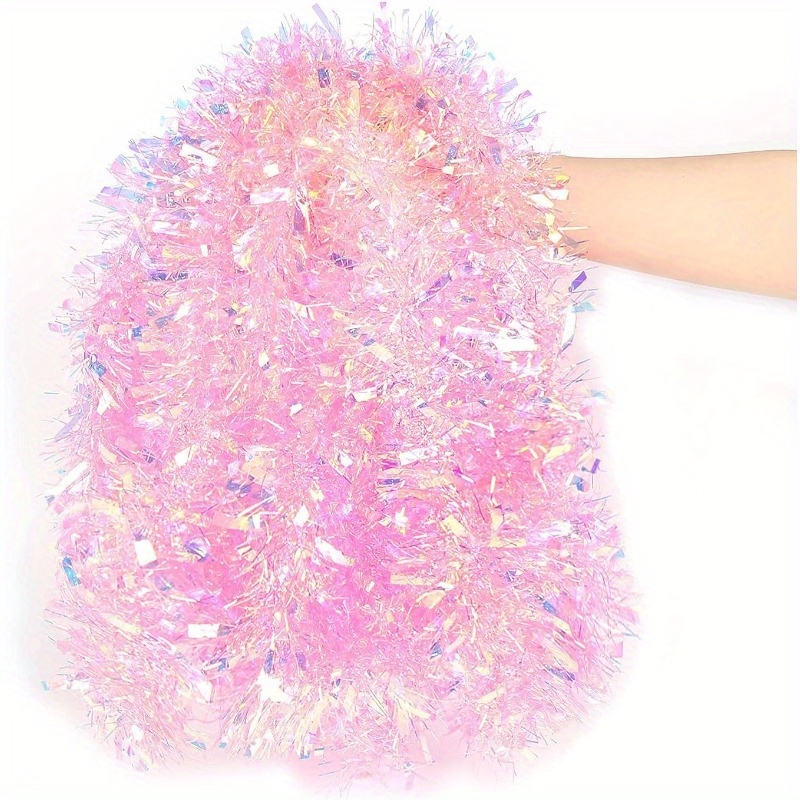 Garland Natal Pink 13Ft, Dekor - Tinsel Garland Decoration ulasan dan harga
