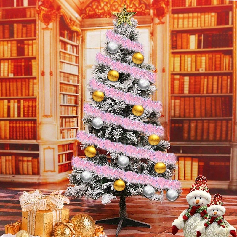 Garland Natal Pink 13Ft, Dekor - Tinsel Garland Decoration ulasan dan harga