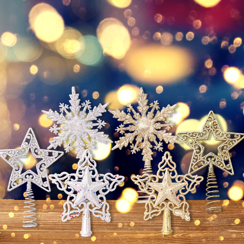 Hiasan pohon Natal berkilau hi - Star Tree Topper ulasan dan harga