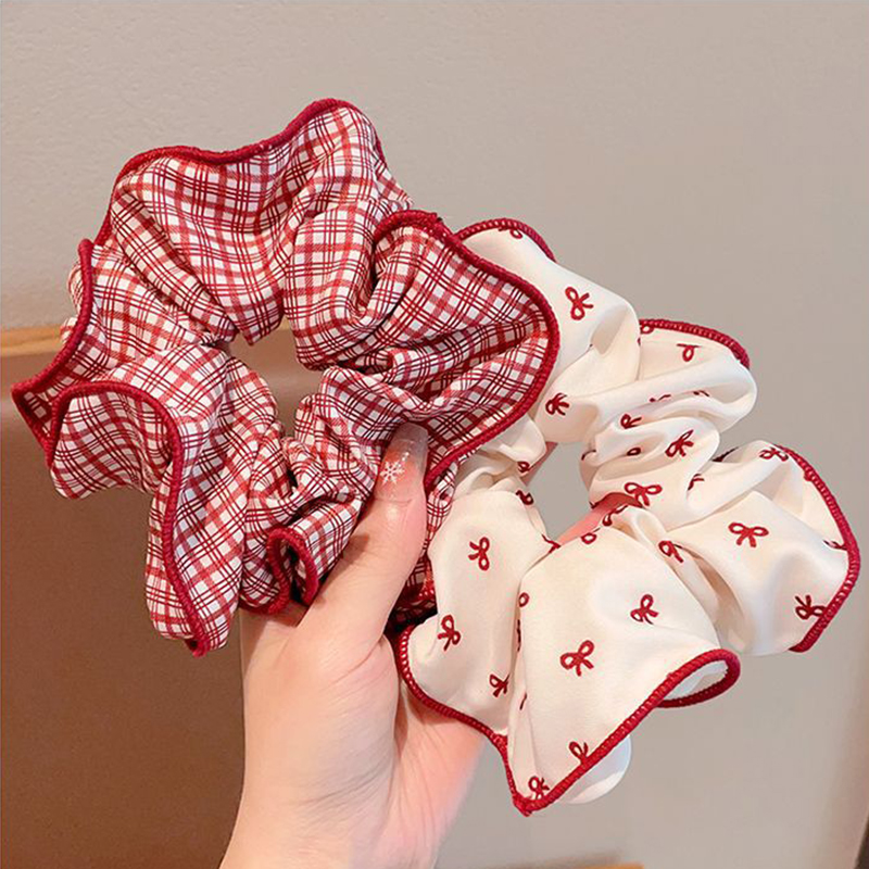 3 Buah Ikat Rambut Kotak-kotak - Christmas Throw Blanket ulasan dan harga
