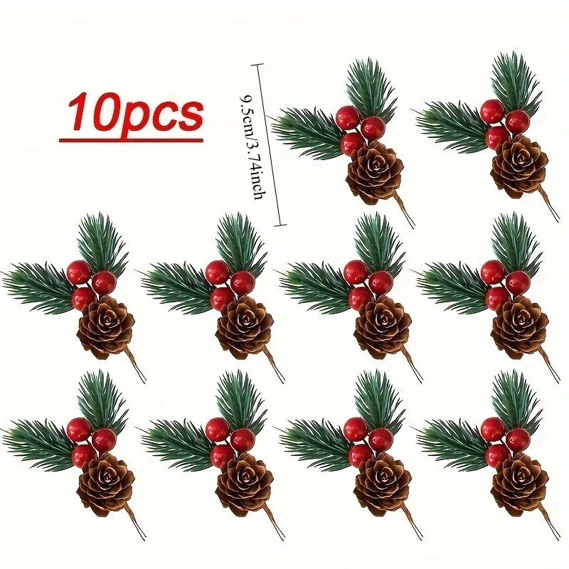 10pcs Set Kerucut Pinus Buatan - Christmas Tree Artificial ulasan dan harga