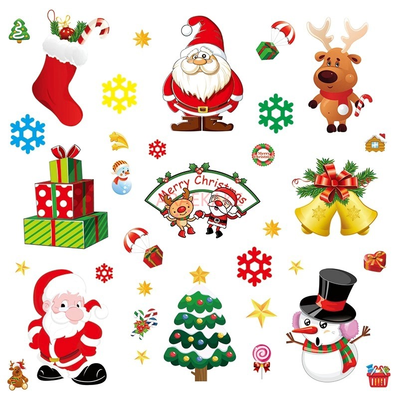 1 Buah Stiker Jendela Statis N - Snowflake Window Decal ulasan dan harga