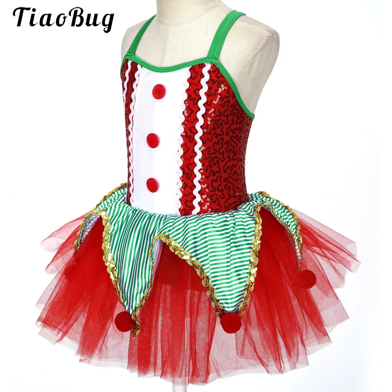 Gaun Tari Tutu Balet Payet Tan - Elf Costume Christmas ulasan dan harga