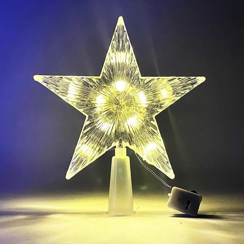 Hiasan Pohon Natal 15cm, Binta - Star Tree Topper ulasan dan harga