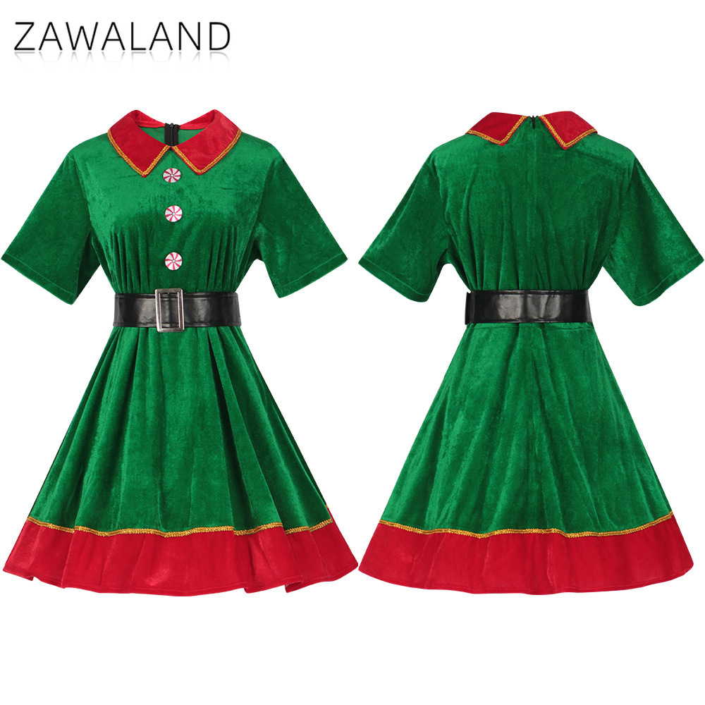 Kostum Cosplay Elf Natal Gaun  - Elf Costume Christmas ulasan dan harga