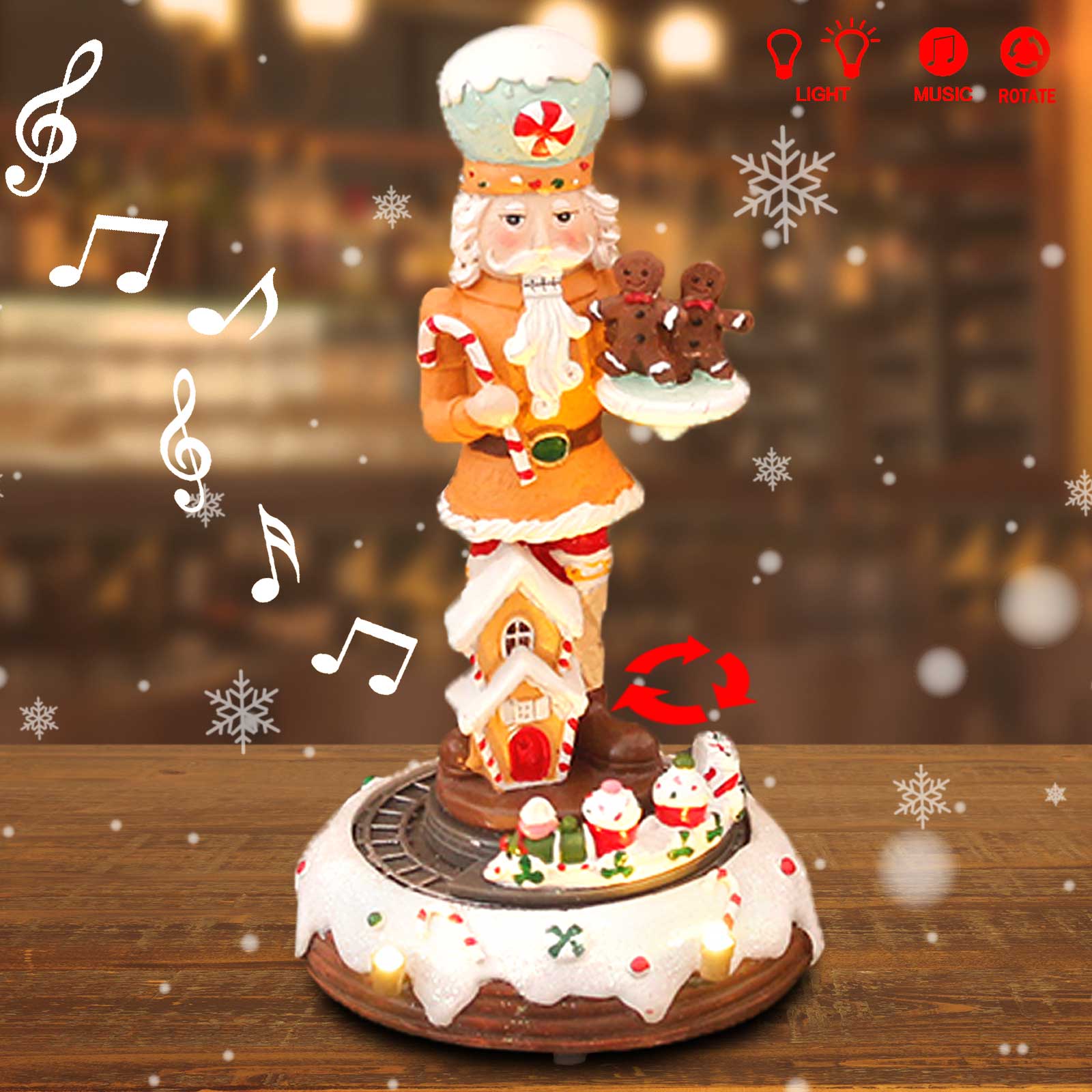 Koleksi patung kecil kue jahe  - Nutcracker Figurine ulasan dan harga